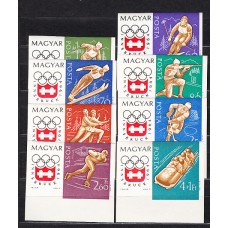 Hungria - Correo 1963 Yvert 1606/13 ** Mnh Olimpiadas Innsbruck