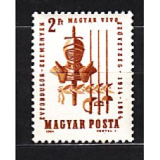 Hungria - Correo 1964 Yvert 1638 ** Mnh Esgrima