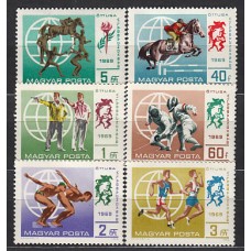 Hungria - Correo 1969 Yvert 2073/8 ** Mnh Deportes