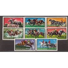 Hungria - Correo 1971 Yvert 2192/9 ** Mnh Deportes hípica
