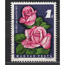Hungria - Correo 1972 Yvert 2233 usado Flores