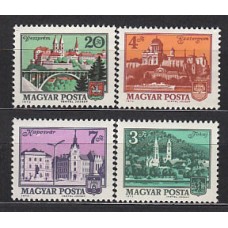 Hungria - Correo 1973 Yvert 2309/12 ** Mnh Ciudades