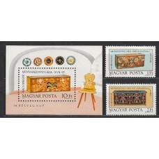Hungria - Correo 1981 Yvert 2768/9+H.155 ** Mnh Día del sello