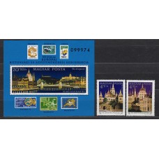 Hungria - Correo 1982 Yvert 2827/8+H.162 ** Mnh Budapest