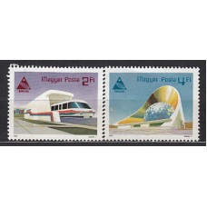 Hungria - Correo 1985 Yvert 2975/6 ** Mnh Trenes