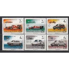 Hungria - Correo 1986 Yvert 3041/6 ** Mnh Automóviles