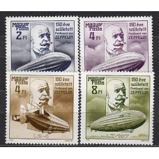 Hungria - Correo 1988 Yvert 3146/9 ** Mnh Zeppelin