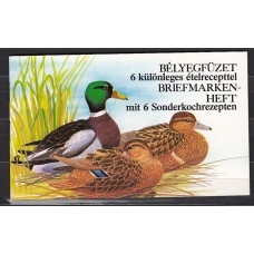 Hungria - Correo 1988 Yvert 3173/74 Carnet ** Mnh Fauna aves