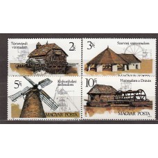 Hungria - Correo 1989 Yvert 3217/20 ** Mnh Molinos