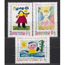 Hungria - Correo 1992 Yvert 3372/4 ** Mnh Dibujos infantiles