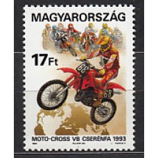 Hungria - Correo 1993 Yvert 3410 ** Mnh Deportes motocros