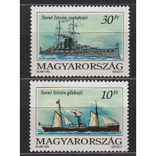 Hungria - Correo 1993 Yvert 3431/2 ** Mnh Barcos