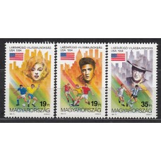 Hungria - Correo 1994 Yvert 3465/7 ** Mnh Deportes fútbol