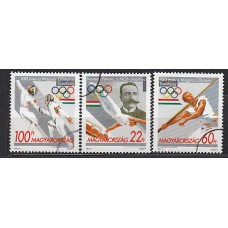 Hungria - Correo 1995 Yvert 3511/3 usado Deportes