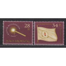 Hungria - Correo 2000 Yvert 3709/10 ** Mnh