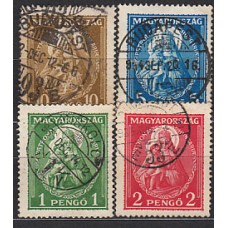 Hungria - Correo 1932 Yvert 445/8 usado