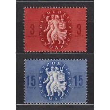 Hungria - Correo 1946 Yvert 786/7 ** Mnh