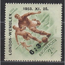 Hungria - Aereo 1953 Yvert 159A * Mh Deporte fútbol