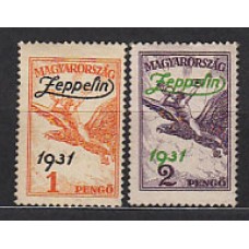 Hungria - Aereo 1931 Yvert 24/5 ** Mnh