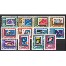 Hungria - Aereo 1963 Yvert 258/69 ** Mnh Astro