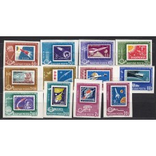 Hungria - Aereo 1963 Yvert 258/69 ** Mnh Astro