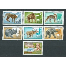 Hungria - Aereo 1981 Yvert 436/42 ** Mnh Fauna