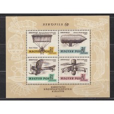 Hungria - Hojas 1967 Yvert 63 ** Mnh Aviación