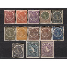 India Holandesa Correo Yvert 48/59 * Mh  Wilhelmine