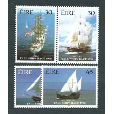 Irlanda - Correo 1998 Yvert 1089/92 ** Mnh Barcos