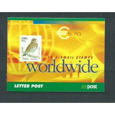 Irlanda - Correo 2002 Yvert 1439 Carnet ** Mnh Aves