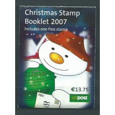 Irlanda - Correo 2007 Yvert 1807 Carnet ** Mnh Navidad