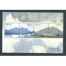 Irlanda - Correo 2008 Yvert 1821/24 Hojita ** Mnh Paisajes