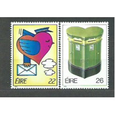 Irlanda - Correo 1986 Yvert 587/8 ** Mnh Mensajes de Amor