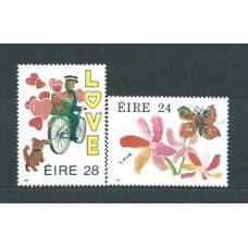 Irlanda - Correo 1987 Yvert 616/7 ** Mnh Mensajes de Amor