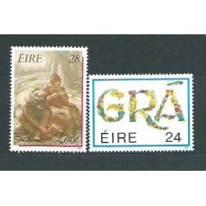 Irlanda - Correo 1989 Yvert 672/3 ** Mnh Mensajes de Amor