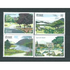 Irlanda - Correo 1989 Yvert 674/7 ** Mnh Parques y Jardines