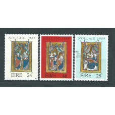 Irlanda - Correo 1989 Yvert 697/9 ** Mnh Navidad