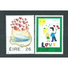 Irlanda - Correo 1991 Yvert 747/8 ** Mnh Mensajes de Amor