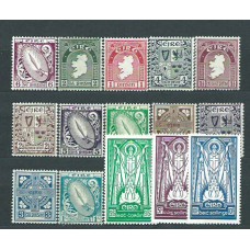 Irlanda - Correo 1941 Yvert 78/92 * Mh