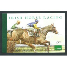 Irlanda - Correo 1996 Yvert 938a Carnet ** Mnh Deportes Carreras de Caballos