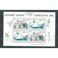 Irlanda - Hojas Yvert 11 ** Mnh Juegos Olimpicos de Barcelona