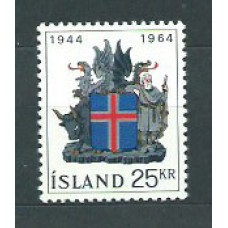 Islandia - Correo 1964 Yvert 335 ** Mnh Escudo