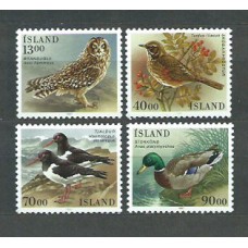 Islandia - Correo 1987 Yvert 621/4 ** Mnh Aves
