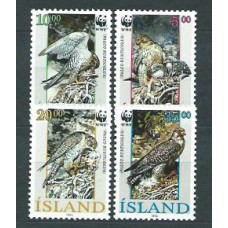 Islandia - Correo 1992 Yvert 729/32 ** Mnh Aves