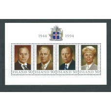 Islandia - Hojas Yvert 16 ** Mnh Personajes