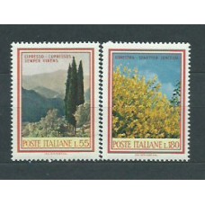 Italia - Correo 1968 Yvert 1031/2 ** Mnh Flora
