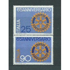 Italia - Correo 1970 Yvert 1059/60 ** Mnh Rotary