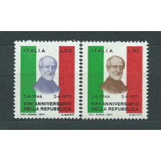 Italia - Correo 1971 Yvert 1074/5 ** Mnh