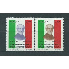 Italia - Correo 1971 Yvert 1074/5 ** Mnh