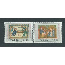 Italia - Correo 1971 Yvert 1089/90 ** Mnh Navidad